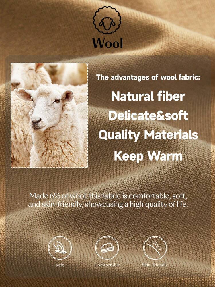 2025 Autumn Women's Camel Wool Blend Turtleneck Long Sleeve Sweater,Elegent Slim Fit Office Wear,Business Casual Urban Commute Basic Female Teacher