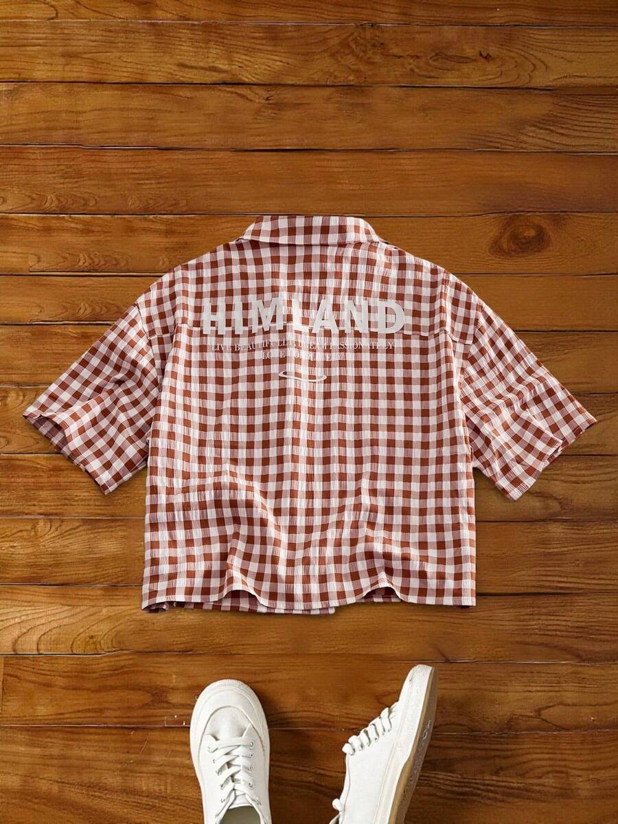 HIMLAND Men's Casual Everyday Plaid Shirt