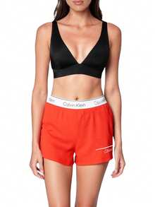 Calvin Klein Women's Swim Shorts Orange - 紅色 - 查看 1