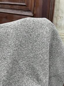 Pariaura 2pcs Grey Wool Blend Set, Cropped Top + Pleated Skirt, Autumn/Winter, Collegiate Girl, Youthful, Retro Korean, Utility Style