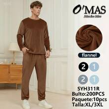 Men Loungewear Onepieces - Coffee Brown - View 4