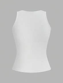 SHEIN EZwear 4 件套女士性感短款紧身吊带背心，适合夏季 - 彩色 - 查看 4