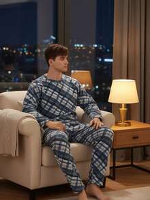 Men Loungewear Onepieces - Blue - View 2