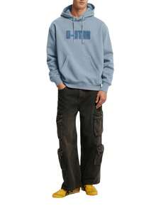 G-Star Dotted Hooded Sweater Grey - Blue - View 4