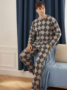 Men Loungewear Onepieces - Grey - View 2
