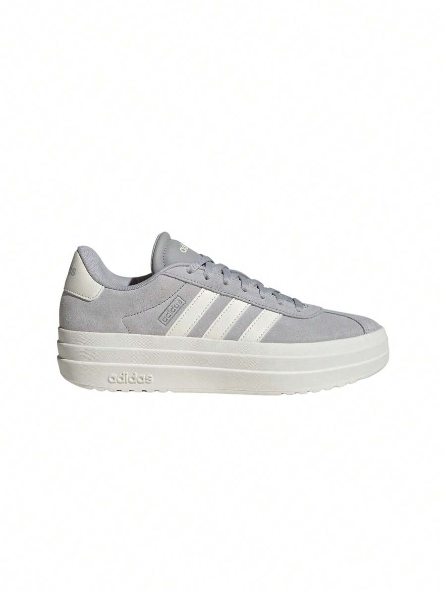 Adidas VL COURT BOLD - Xám nhạt / Trắng ngà / Trắng cơ bản - Xem 1