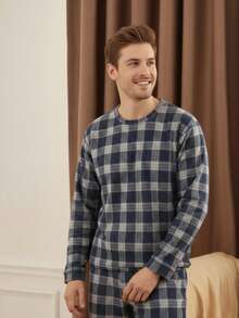 Men Loungewear Onepieces - Blue - View 3