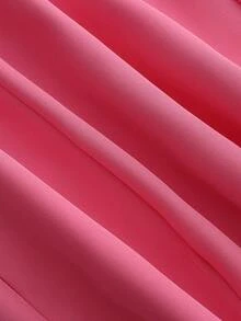 Franclia Bộ đồ vest màu hồng thanh lịch đính cườm sang trọng kiểu Pháp, áo cánh dài tay và quần dài, trang phục mùa thu cho nữ - Màu Hồng baby - Xem 8