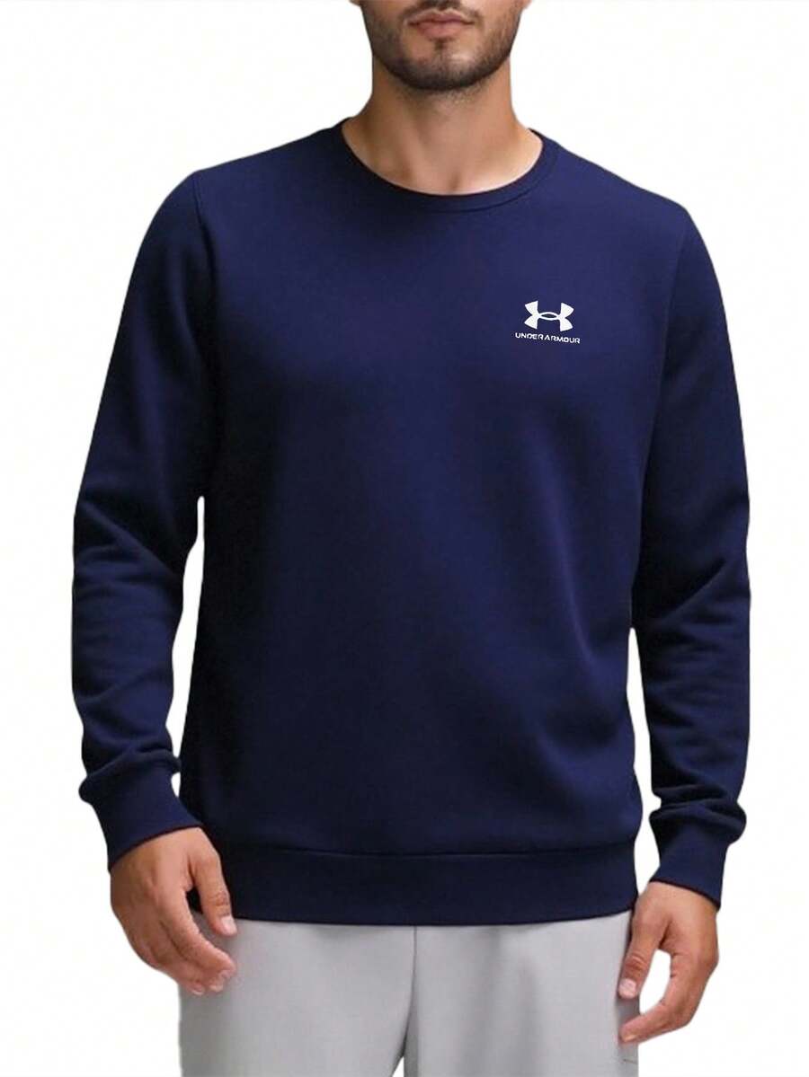 Under Armour Men's Sports Sweatshirt Navy Blue - Navy Blue - View 1