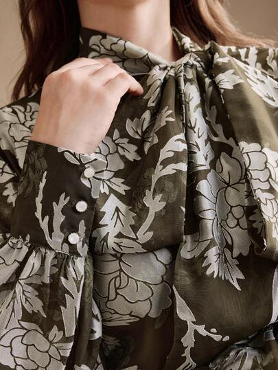 Anewsta Damblus med långärmad, lätt och avslappnad passform, mångsidig modestil