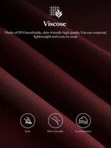 Ontre Áo khoác nữ công sở màu trơn, phong cách tối giản, thanh lịch, phù hợp cho kỳ nghỉ, đám cưới, tiệc tùng, văn phòng, màu đỏ rượu vang với cúc kim loại, dáng rộng, kiểu dáng cổ điển chuyên nghiệp, thời trang đa năng. - Màu Đỏ Sâu - Xem 3