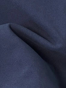 GlowEve 女士优雅不对称领口镂空金属扣装饰长袖T恤 - 藍色 - 查看 6