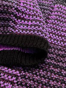 Sunspun Cárdigan de manga larga con abertura frontal a cuadros para mujer de talla grande, otoño/invierno - Multicolor - Ver 5