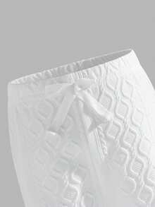 SHEIN 2pcs/Set Toddler Boys' Casual Textured Knit Colorblock Crew Neck Long Sleeve T-Shirt And Elastic Waist Pants, Children's Clothing, Infant & Toddler Outfit, Suitable For Commuting, School, Daily Casual, Travel, Sports, Parties, Autumn/Winter, 6M-3T Black And White Baby Boy Outfit Baby Boy Casual Outfit Neutral Baby Clothes Unisex  Baby Boy Autumn Winter Season Toddler Boys Clothes