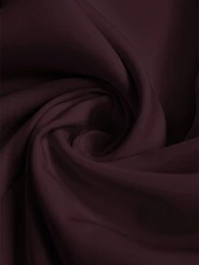 MOTF PREMIUM PANTALONES DE PIERNA ANCHA CON CREMALLERA LATERAL VERSÁTIL DE CINTURA ALTA - Burdeos - Ver 5