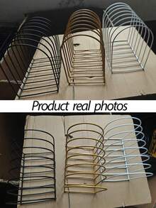 SHEIN Multi-Layer Storage Shelf For Letters And Books, Minimalist Home Decor Back To School