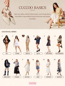 CUCCOO BASICS بوت نسائية ذات كعب سميك وأصبع مدبب باللون البني الداكن، أنيقة للتنقل والاستخدام اليومي، متعددة الاستخدامات، قصيرة الساق من الأقمشة المحبوكة