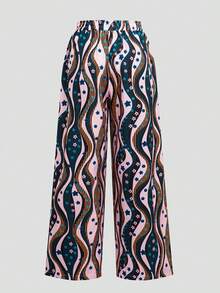 Eryvara 女士时尚非洲印花宽松裤 - 彩色 - 查看 2