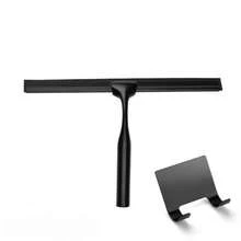 1pc Stainless Steel Shower Squeegee With Silicone Blade & Ergonomic Handle - Rust-Resistant Bathroom, Kitchen, Car Glass Cleaner - Includes Hooks Holder For Shower Doors, Windows, Mirrors, Bathroom Cleaning Tool | Modern Sleek Design | Stainless Steel Squeegee - Multicolor - View 16