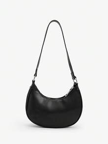 SHEIN SXY Women's Rhinestone Embellished Shoulder Bag, Fashion Everyday Carry - Black - View 4