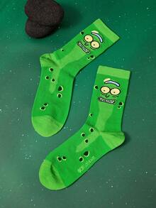 Rick and Morty X SHEIN Women Crew Socks - Multicolor - View 2