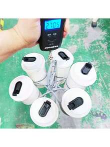 1个可折叠旋转便携式派对酒杯/咖啡杯塑料支架，可容纳6个杯子，创意饮料托架 - 彩色 - 查看 5