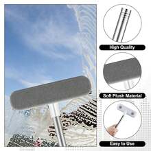 Mesh Screen Cleaner, Cleaning Brush For Window Screen Window Screen Cleaner, Wet And Dry Dual-Use Window Cleaning Kit, Screen Cleaner Tool Window Track Cleaning Tools Window Seal Cleaner - Multicolor - View 3