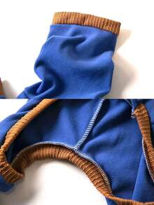 PETSIN 1 Piece Pet Plush Warm Turtleneck Four-Legged Clothes, Four-Legged Warm Base, Small Whippet, Pitbull Warm Turtleneck, Dog Clothes, Pet Supplies - Multicolor - View 6