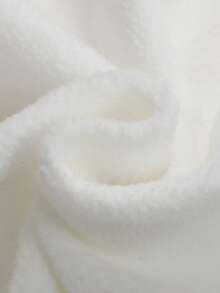 SHEIN All-Match Color Knit Fleece V-Neck Ruched Waist Slim Fit Long Sleeve Base Layer Casual T-Shirt Top, Winter - Multicolor - View 10