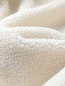 Manfinity Hypemode 男士休闲连帽长袖羽绒服，带翻盖口袋和毛领，秋冬季 - 卡其色 - 查看 7