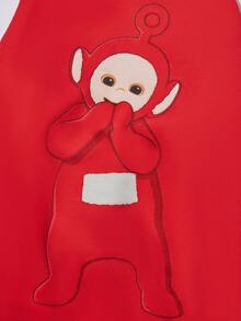 Teletubbies X SHEIN 1 件可爱卡通印花宠物连帽运动衫，Tinky Winky、Dipsy、Laa-Laa、Po、角色扮演猫咪服装、狗狗服装，尺码 XXS-XXXXL、特小号、特大号 - 彩色 - 查看 3