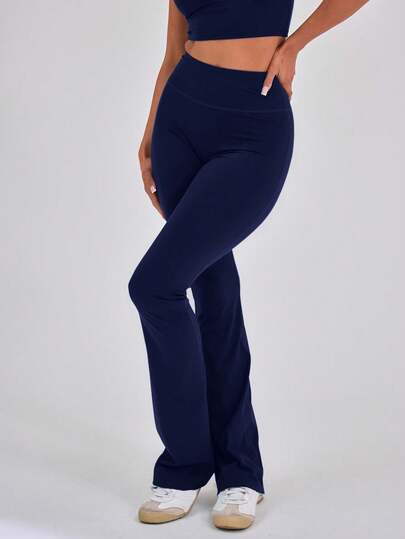 Musera Sport Högmidjade, skulpterade och utsvängda sportleggings, endast för ,padel, tennis, pickleball, gym, fitness, pilates, vardag, casual