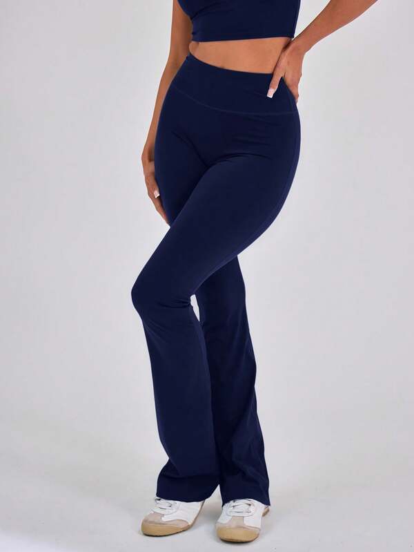 Musera Sport Colanți sport evazați, sculptați, cu talie înaltă, doar pentru padel, tenis, pickleball, sală de fitness