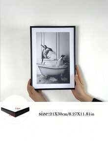 1pc Modern Gold Black Photo Frame Aluminium Picture Frames Thin 30x40cm 21x30cm 15x20cm For Living Room Home Decoration Interior - Multicolor - View 18