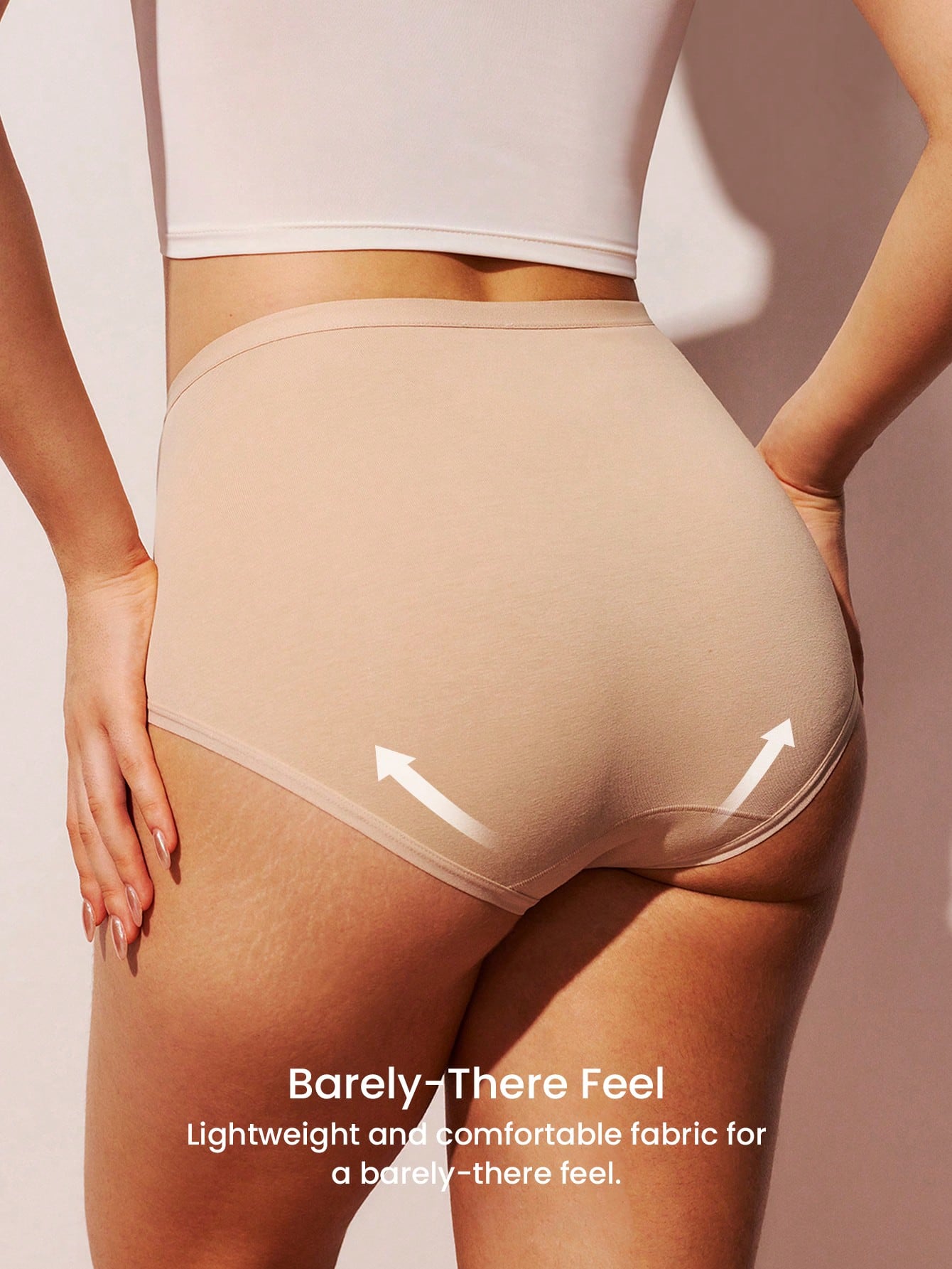 3 paquets de culottes hautes taille haute en coton, sous-vêtements pour femmes