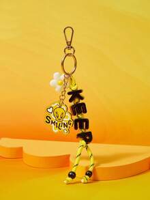LOONEY TUNES X SHEIN Móc khóa kim loại xoay được - Nhiều màu - Xem 2