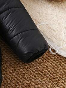 SHEIN Playful Pals 2pcs/Set Baby Girl Autumn&Winter Coat Casual Style Warmer Padded Jacket&Girdle Baby Girl Winter Jacket