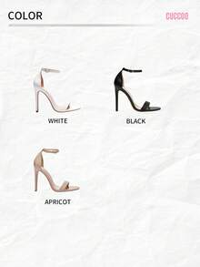 CUCCOO BIZCHIC 女士时尚白色高跟凉鞋度假鞋夏季促销万圣节圣诞节 - 白色 - 查看 13