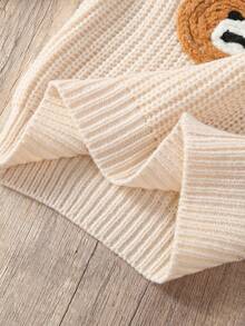 SHEIN 2pcs Baby Boys/Girls Knitted Sweater And Pants Set, Cute Embroidered Long Sleeve Pullover And Trousers, Fashionable Casual Outfit Suitable For Autumn/Winter, Daily Wear, Home, Outdoor, Travel, School Baby Boy Knitted Set Fall Baby Outfit Baby Bear Outfit Knit Two Piece Toddler Neutral Baby Clothes Unisex Baby Boy Bear Outfit Baby Boy Sweater Set - Multicolor - View 9