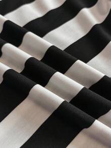 INAWLY 女式休闲宽松字母条纹半拉链落肩运动衫，秋季 - 彩色 - 查看 5