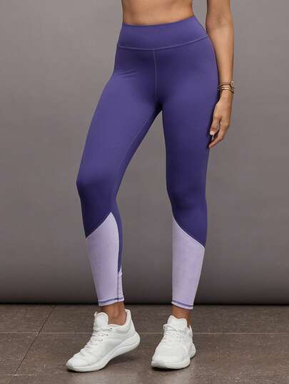 Activina 拼色高腰无缝紧身裤