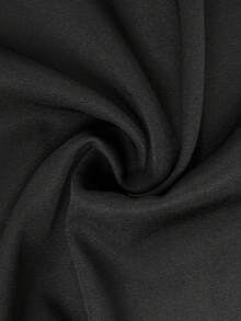 Graceveil Plus Size Solid Color Long Sleeve Women Embroidered Patchwork Blazer - Black - View 7