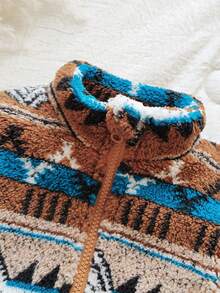 Vintaside Kids Baby Boy High Neck Long Sleeve Fashionable Jacket, Suitable For Autumn/Winter Outdoor Vacations Or Casual Daily Wear - Multicolor - View 6