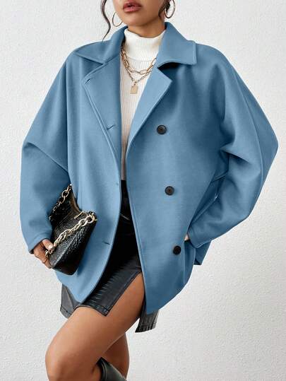 Glamine 女士休闲纯色蝙蝠袖外套