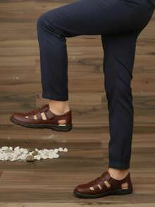 Men Sandals - Brown - View 2