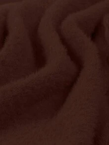 Franclia 新款秋冬修身简约高领针织女衫 - 咖啡棕 - 查看 3