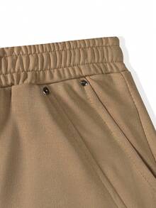 Manfinity Roghcode 男士宽松休闲运动裤，百搭街头风格慢跑裤，适合街头潮流、日常休闲、周末出游、音乐节、社交聚会等各种场合。这款裤子是男士衣橱必备的百搭单品，也是送给男朋友或老公的绝佳礼物。超大码运动裤，男士宽版运动裤，Pro Club 运动裤，灰色宽松运动裤 - 卡其色 - 查看 6