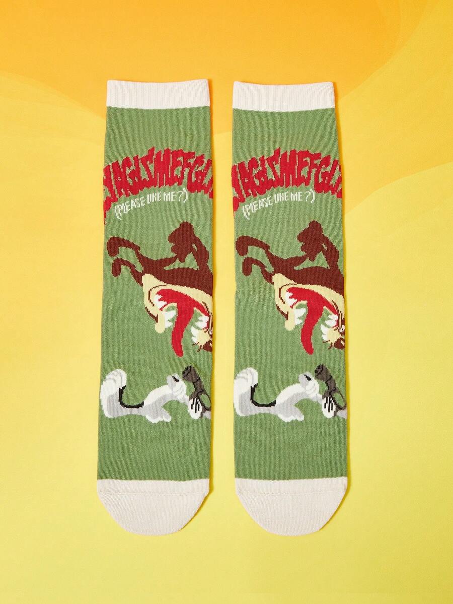 LOONEY TUNES X SHEIN Women Crew Socks - Multicolor - View 1