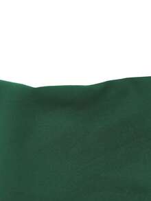 SHEIN Áo cánh cổ bèo nhún trang trí hoa 3D thanh lịch cỡ lớn cho nữ, quần áo mùa thu cho năm mới, ngày lễ tình nhân - xanh quân đội - Xem 7