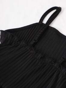 SHEIN ChillGRL Tween Girls' Retro Elegant Black Bow Cardigan And White Bow Strap Puff Strap Dress Set  Autumn/Winter  Princess Halloween/Christmas Party  Dresses Butterfly Outfit Black Outfits - Black - View 3